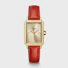 Load image into Gallery viewer, Fluette Leather Coral Lizard, Gold Colour
