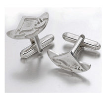 Load image into Gallery viewer, Sterling Silver Croagh Patrick Cufflinks

