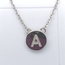 Load image into Gallery viewer, Sterling Silver Initial Pendant
