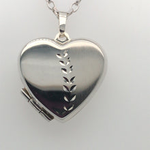 Load image into Gallery viewer, Sterling Silver Heart Shaped Locket
