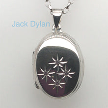 Load image into Gallery viewer, Sterling SIlver Flower Locket
