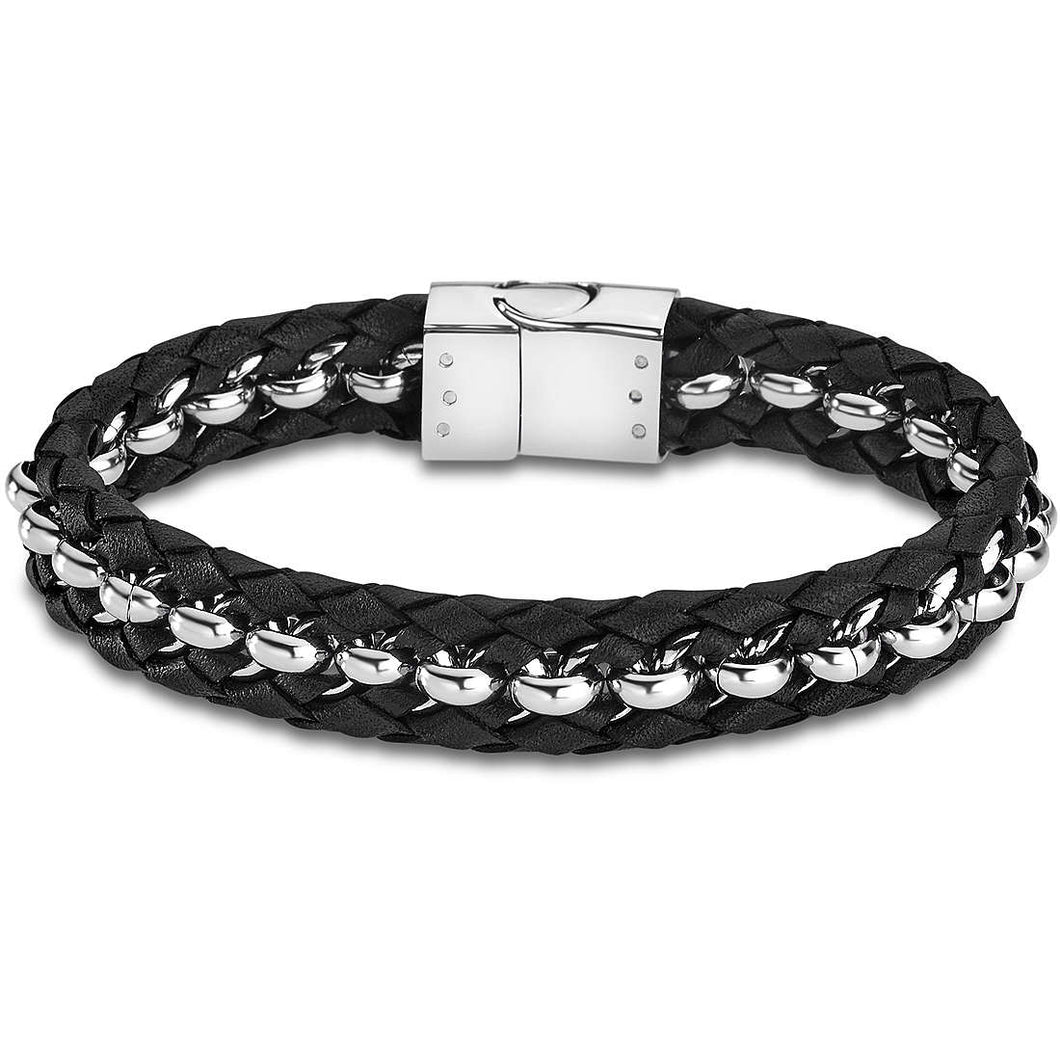 Lotus Style Men Steel Jewel Bracelet