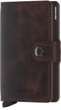 Load image into Gallery viewer, Vintage Chocolate Miniwallet
