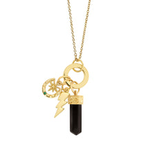 Load image into Gallery viewer, Amy Huberman Gold Plated Pendant with Charms
