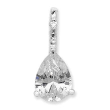 Load image into Gallery viewer, Sterling Silver Pear Shape Pendant
