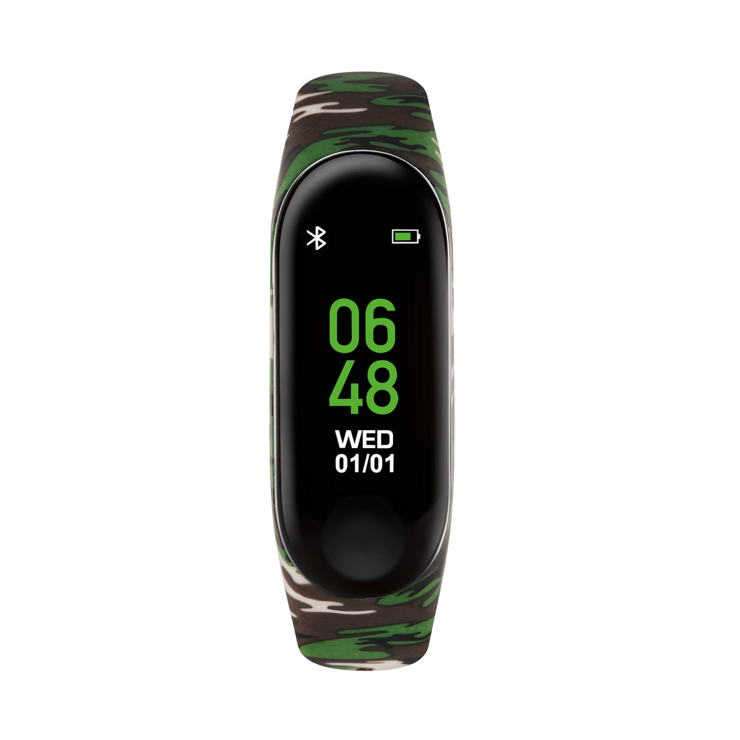 Series 1 Activity Tracker with Colour Touch Screen and Camouflage Silicone Strap