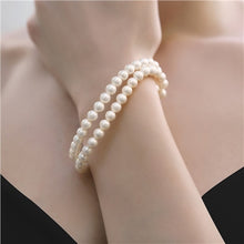 Load image into Gallery viewer, Pearl Double Strand Bracelet
