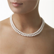 Load image into Gallery viewer, Pearl Double Strand Necklace
