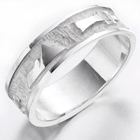 Sterling Silver 4mm Westport Ring
