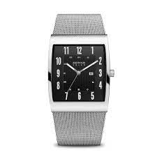 Gents Silver Square Dial Watch