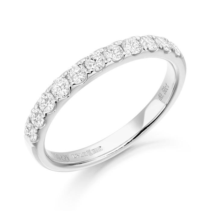18K Gold 0.50ct Diamond Wedding Ring
