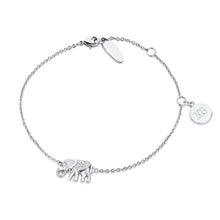 Load image into Gallery viewer, Amy Huberman Silver Plated Bracelet with Elephant
