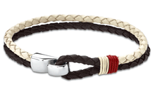 Load image into Gallery viewer, Lotus Gents Two Color Double Bracelet
