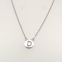 Load image into Gallery viewer, Sterling Silver Initial Pendant
