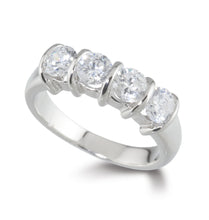 Load image into Gallery viewer, 9ct White Gold 4 Birthstone Ring Made To Order
